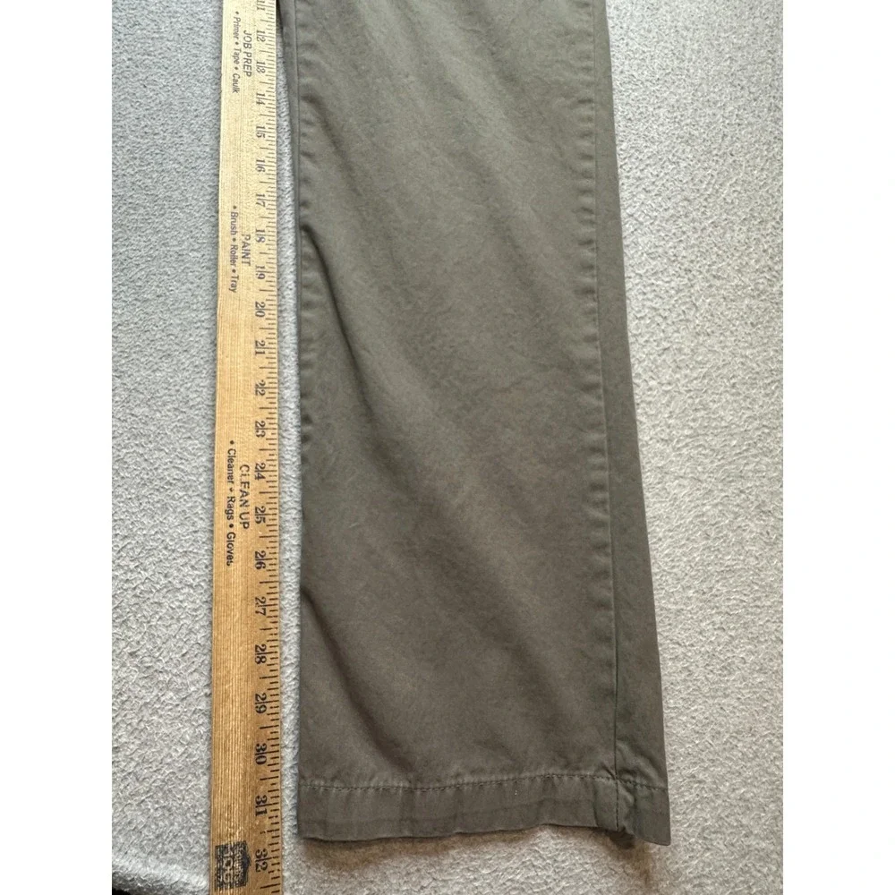 Banana Republic‎ Gavin Chino Pants Mens 33x34 (31x32) Gray Straight Fit Cotton